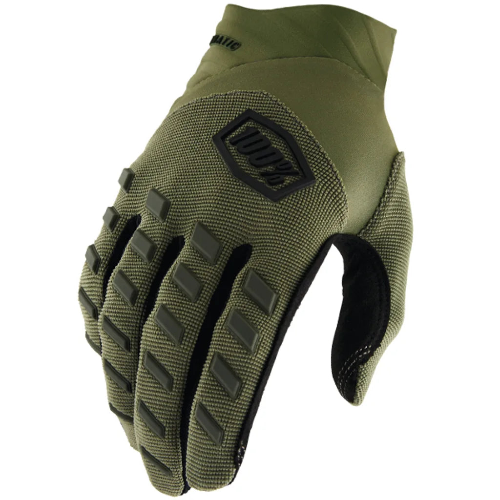 100% Airmatic Gloves - Army Green – Bike Kings