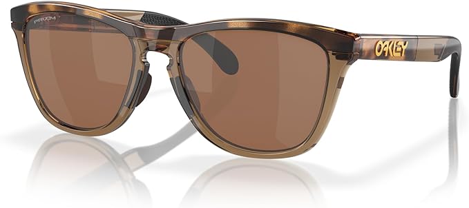 Oakley Frogskins Sunglasses Brown Tortoise with Prizm Tungsten
