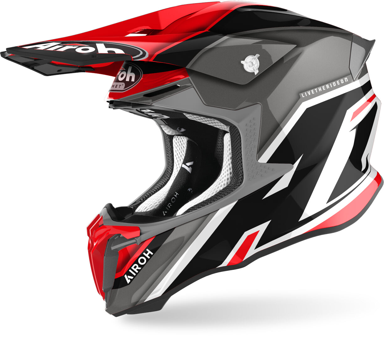 Helmet Airoh Wraap Raze Red in stock